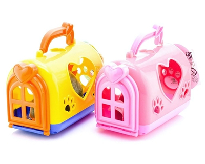 Игровой набор Динозаврик в переноске 15*9*11см коробка