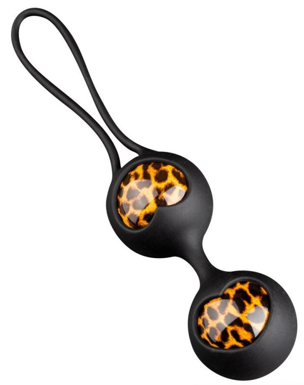 Вагинальные шарики Panthra Zane Geisha Balls (Цвет: черный с леопардовым)
