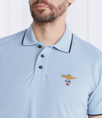 Поло Aeronautica Militare - голубой(PO1308P82)