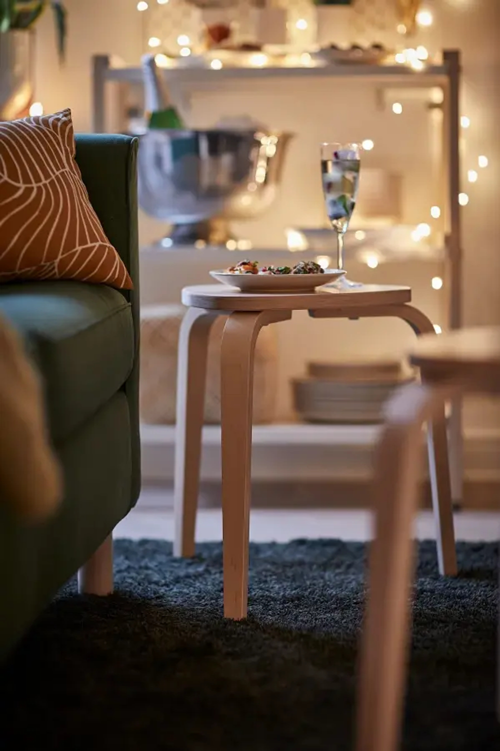 Табурет - KYRRE IКЕА, 45х42х48 см, КЮРРЕ ИКЕА, светло-бежевый