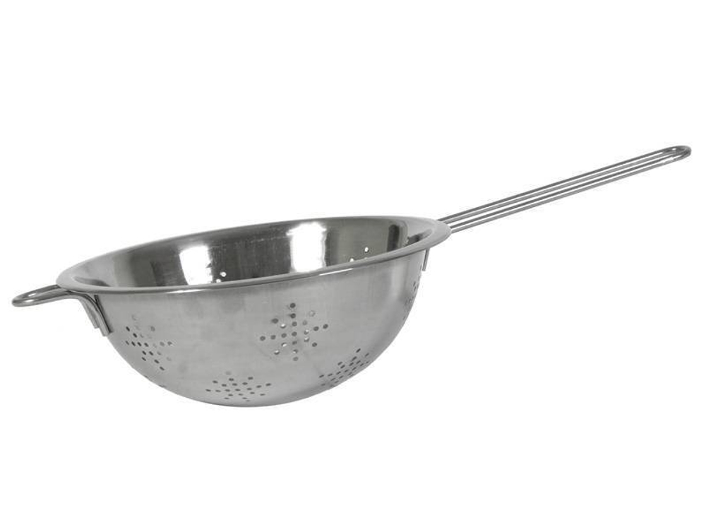 Дуршлаг 24см нерж с ручкой, 5121-24