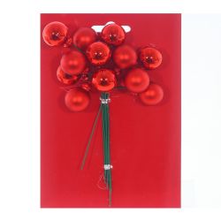 GAEM Набор из 12 шт, Изделие декоративное "Ягоды" (20мм), L9 W4 H15 см