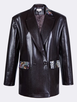 Жакет оверсайз из экокожи OLA OLA