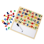 Развивающая игрушка деревянная Алфавит с маркером, C-41765