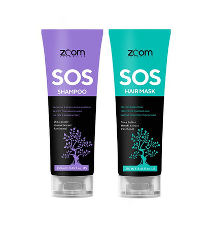 ZOOM Дом. Уход SOS Комплект Shampoo + Mask