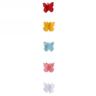 Лента «Бабочки» 2,5 м 5 см , микс