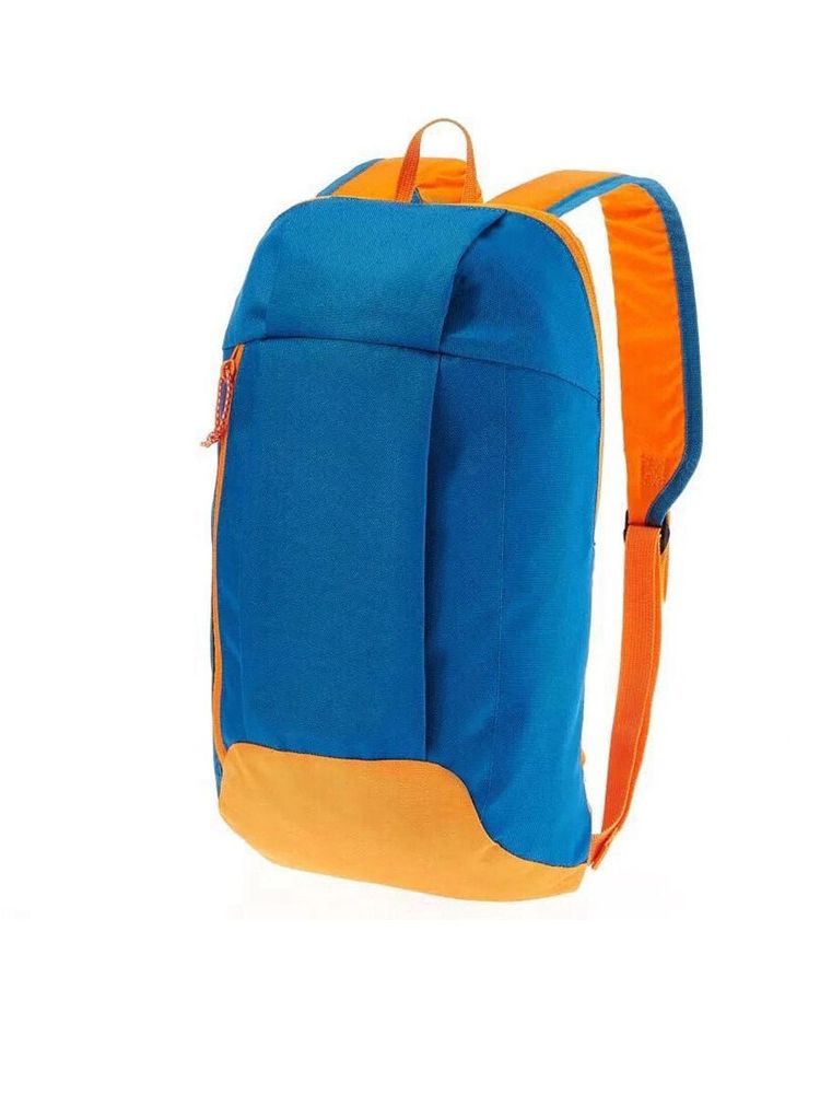 Рюкзак двухлямочный, голубой и оранжевый, PB-8380