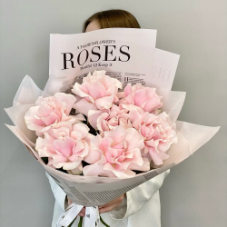 «Pretty in pink» Букет из французской розы