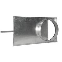 Шибер нержавеющая сталь d=125 толщина металла 0,5