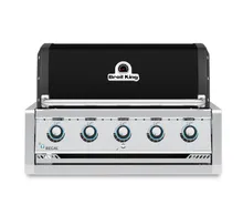 Встраиваемый газовый гриль Broil King Regal 520 BI, 5 горелок, чёрный