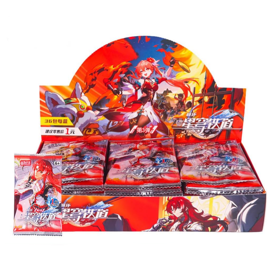 Коллекционные карточки Хонкай Стар Рейл №14 (4 карточки в бустере)