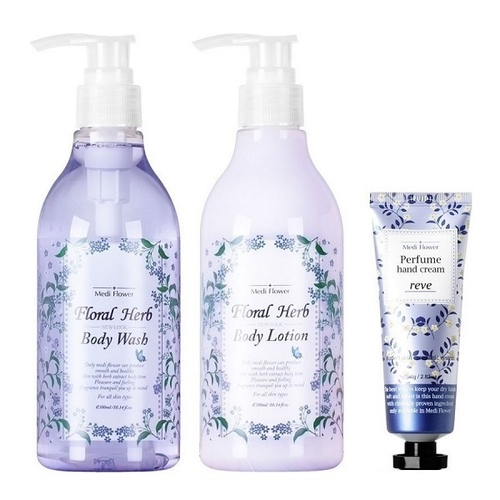 Подарочный набор для тела Цветы и травы Medi Flower Body Cleanser Floral Herb