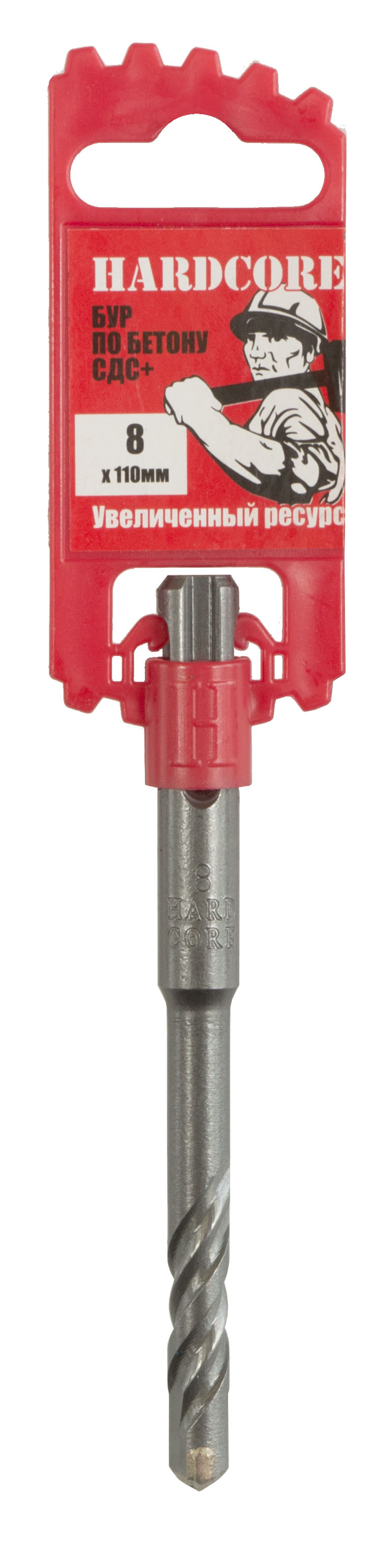Бур по бетону SDS+ 8х110 мм "Hardcore"