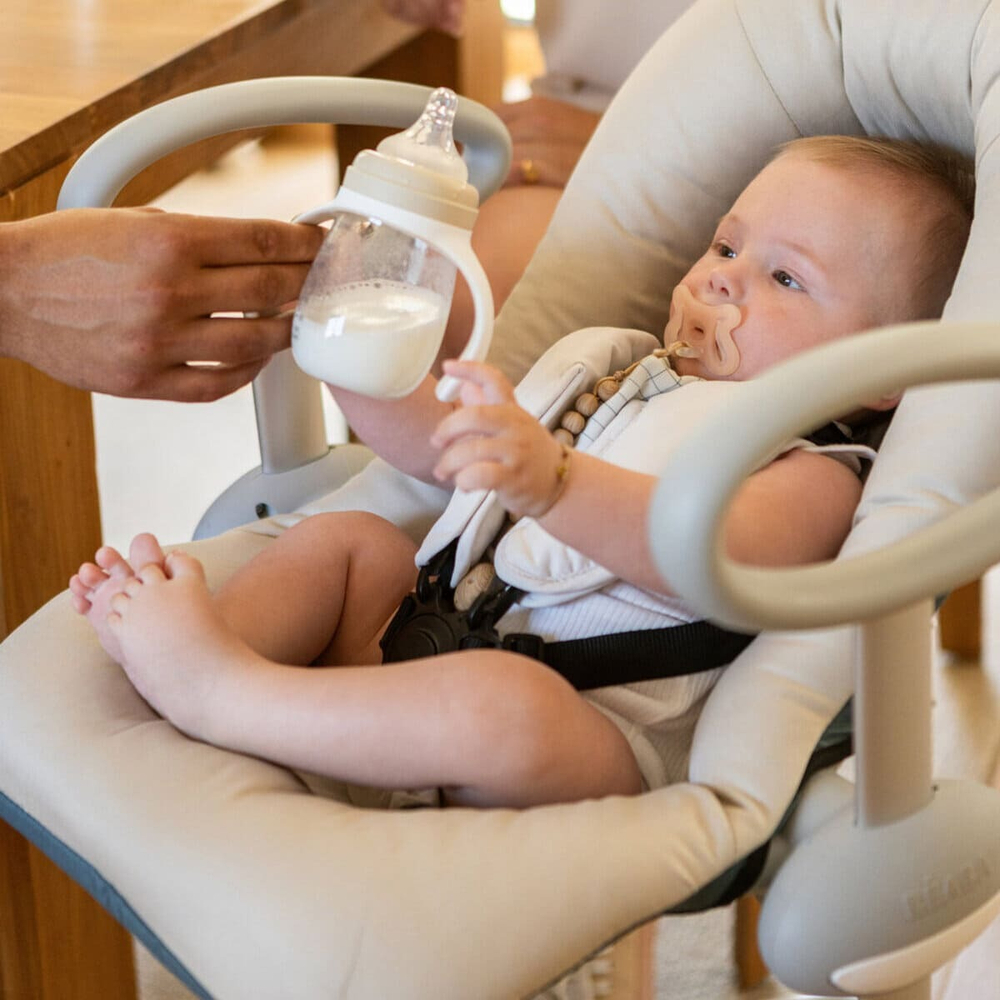 Детский поильник-непроливайка 2 в 1 BEABA, 210 мл бежевый