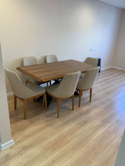 Стул Lind бежевый, ножки бук