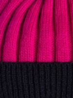 Шапка для девочки зимняя вязаная с помпоном