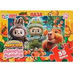 Пазл 35 Макси Пушистый монстрик и милые друзья 4630395061148