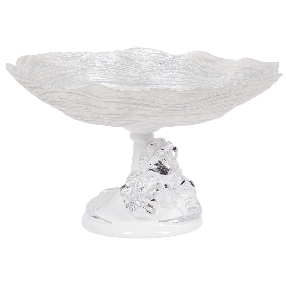 Фруктовница-конфетница Ирис Визир Античное Серебро