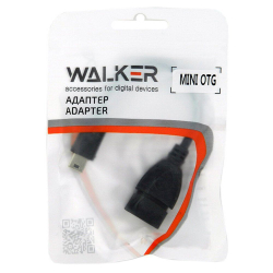 Кабель OTG с USB на Mini USB, Walker