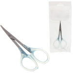 Ножницы маникюрные из нержавеющей стали «Ультрамарин», цвет серебро, 4.5*9см.