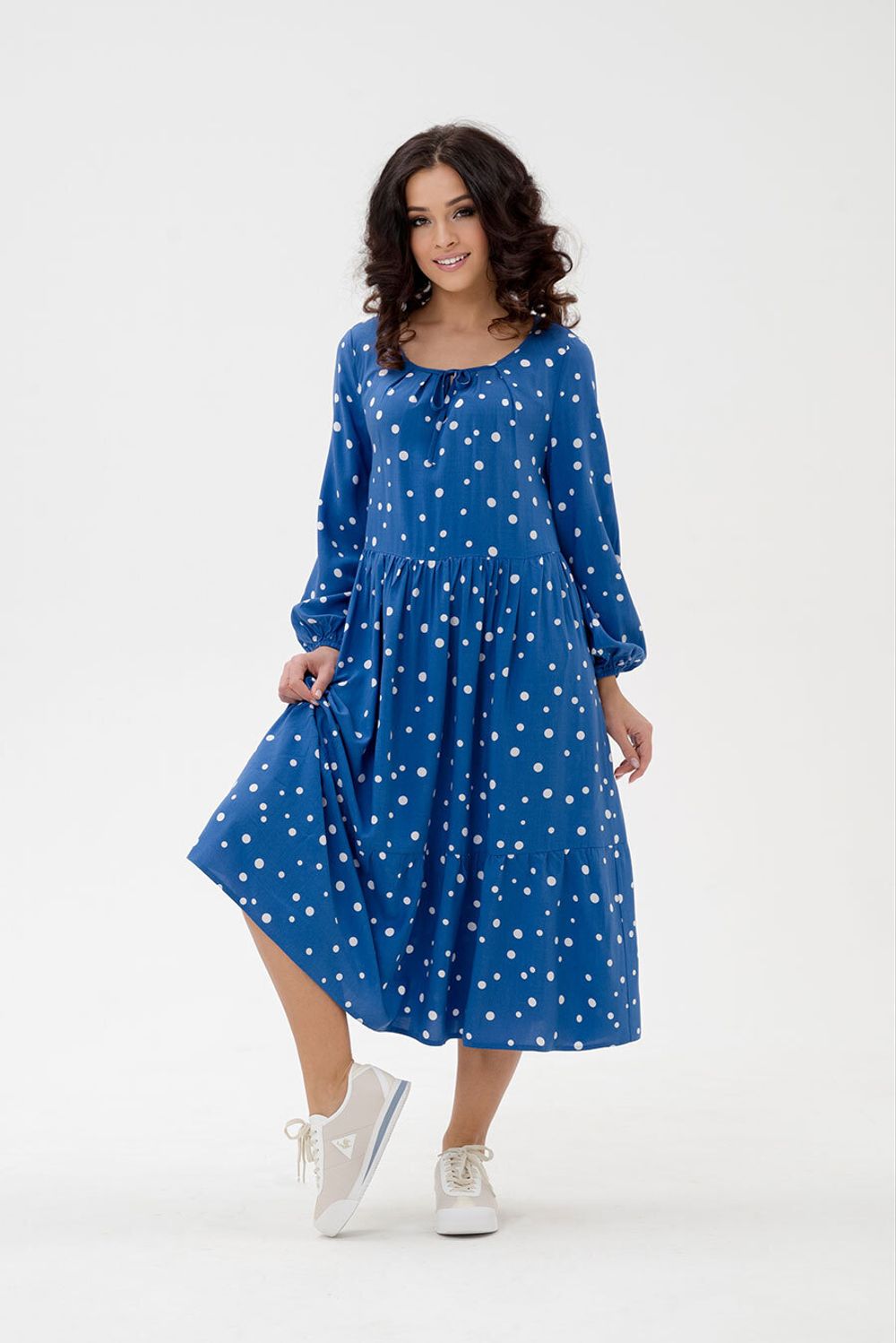 Платье Лавели (46-56) Serenada индиго (Акция)