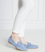 Кожаные лоферы icicle Marella - голубой(13521076)