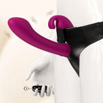 Сливовый страпон Lord Rabbit (Цвет: фиолетовый)