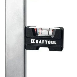 Компактный литой магнитный уровень KRAFTOOL 5-в-1 76 мм 34787
