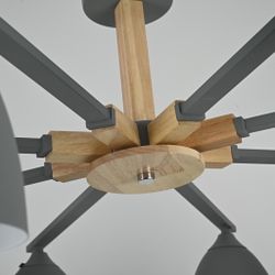 Потолочная Люстра Noa 8 Gray By Imperiumloft