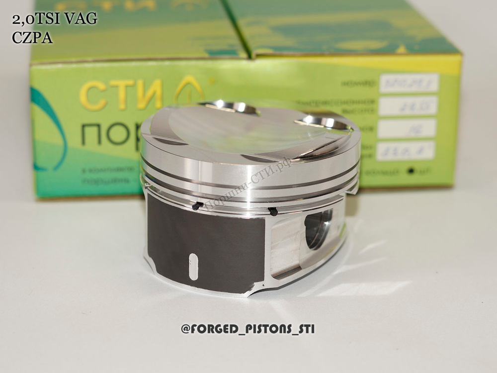 Поршни СТИ VolksWagen 2,0 CZPA под палец 23/51мм кольца 1,2/1,5/2,0