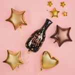 Шар (18''/46 см) Звезда, Античное золото, 1 шт.