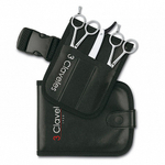 Набор ножниц для стрижки и филировки + бритва 3 Claveles Skool 12760