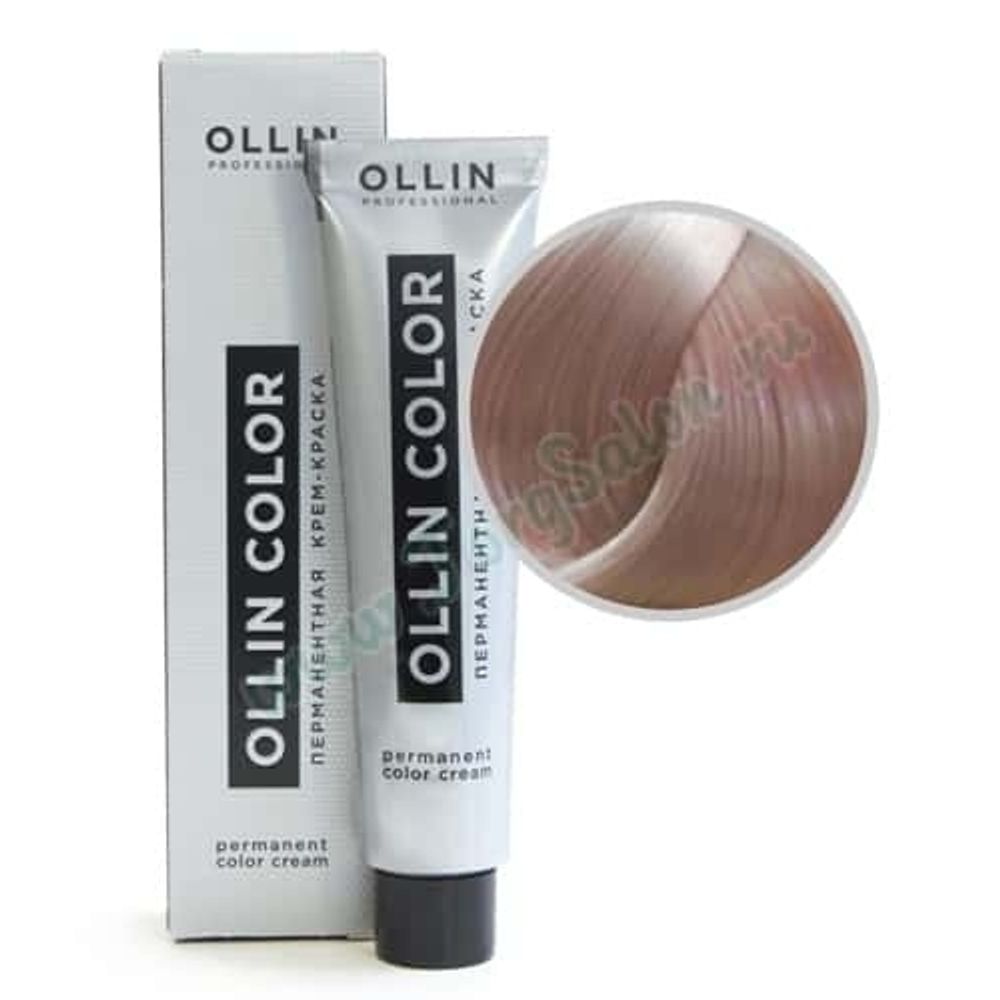 Крем краска для волос перманентная Ollin Color «Светлый блондин жемчужный» 10/8