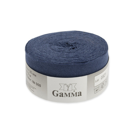 Бейка трикотажная "Gamma", 35мм, цв.008, 95% хлопок, 5% эластан