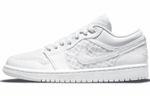 Кроссовки Jordan Air Jordan 1 Low All-White (Женская размерная сетка)