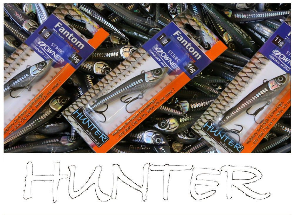 Воблер Hunter Fantom Тонущ. 7  Синий 70мм 11г крюч.№6