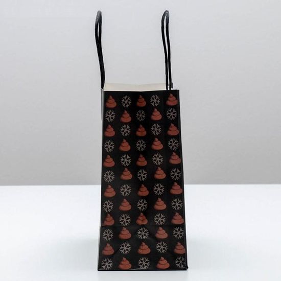 Пакет подарочный «Кто плохо себя вёл», 22 × 22 × 11 см 4865444