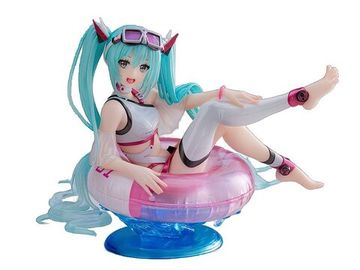 Фигурка Мику Хацунэ в розовом спасательном круге / Miku Hatsune Aqua Float Girls 14х10см
