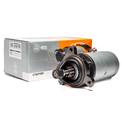 Стартер, МТЗ, дв. ММЗ, 12 В, 2.4/3.3 кВт, 10 зуб. (ан. AZJ3385, AZJ3124, 142М, 24.3708)