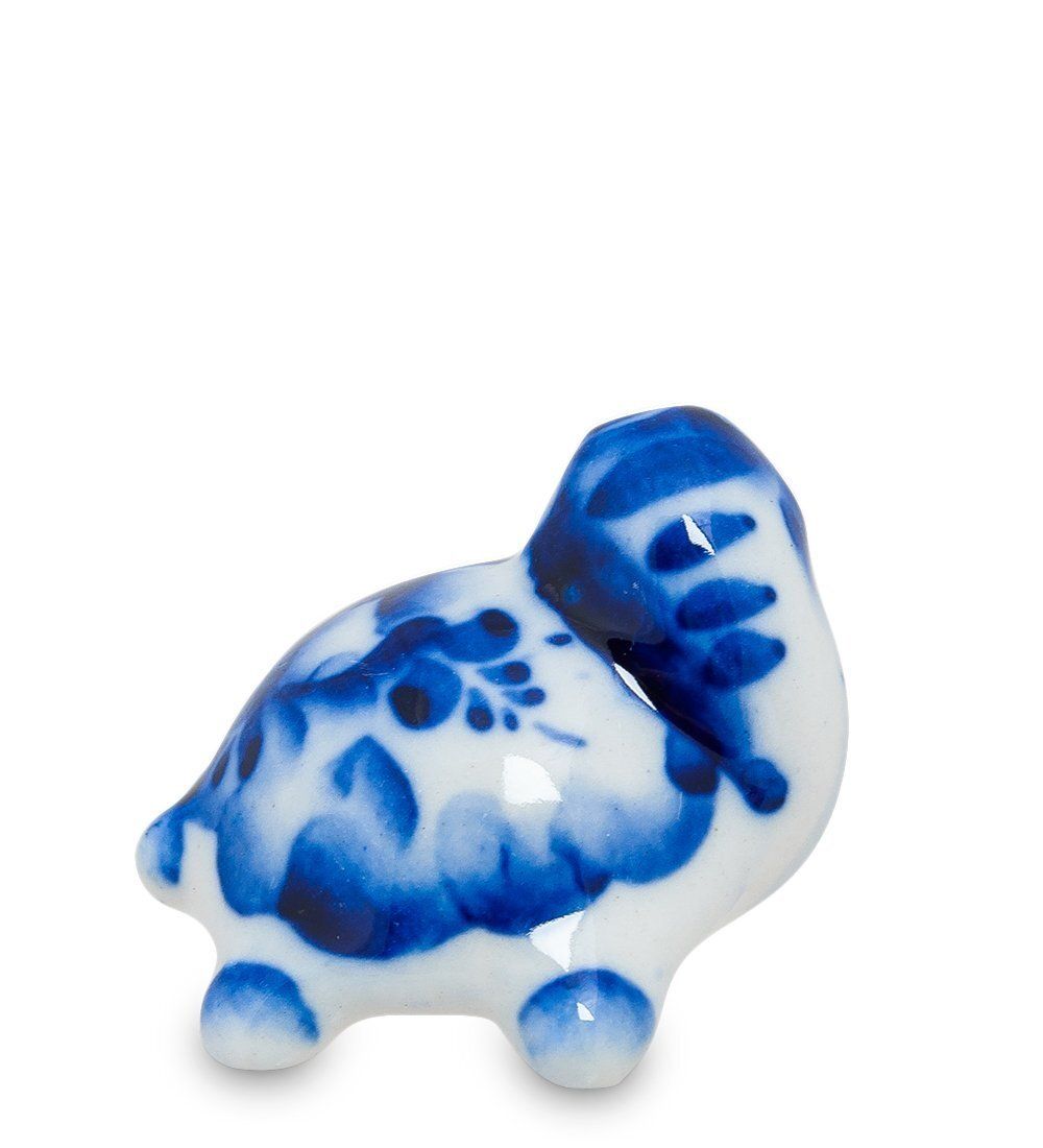 ГЛ- 279 Фигурка «Черепашка» (Гжельский фарфор)