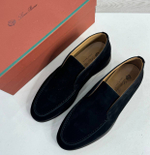 Лоферы Loro Piana с меховой стелькой