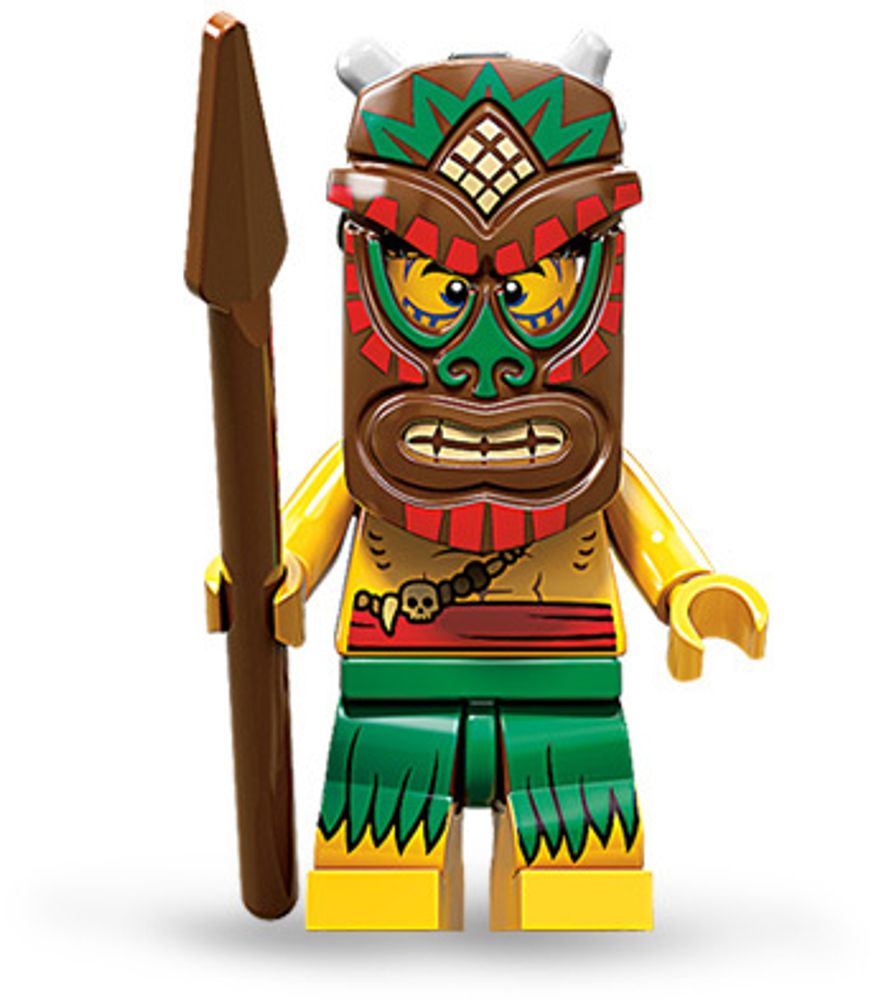 Минифигурка LEGO 71002 - 5  Островной воин