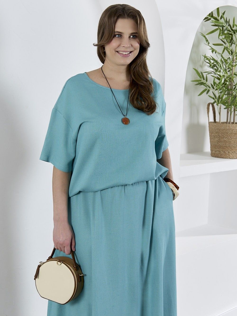 Блузка Камео-4 Виотекс БИРЮЗОВЫЙ