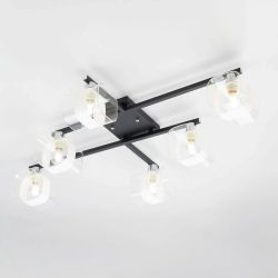 Citilux Вирта CL139165 Люстра потолочная Чёрная Матовая