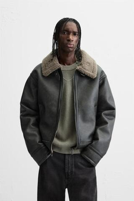 ZARA КУРТКА, КОРИЧНЕВЫЙ