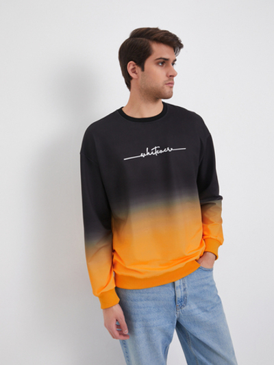 Свитшот мужской оранжевый L