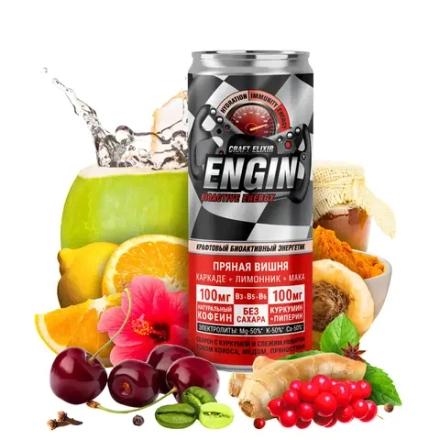 Биоактивный энергетик ENGIN «Пряная вишня»