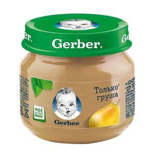 ПЮРЕ GERBER ГРУША ВИЛЬЯМС 80ГР