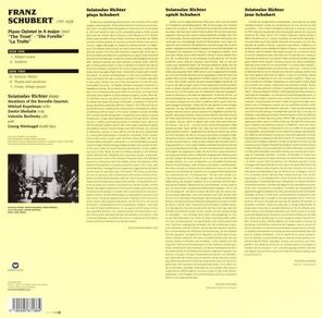 Sviatoslav Richter / Schubert: Quintet In A Major - The Trout (LP)
