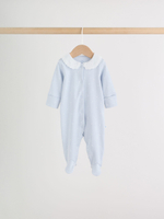 Комбинезон / Cлип для малышей Next W50-985, 3 шт., Голубой, Белый
